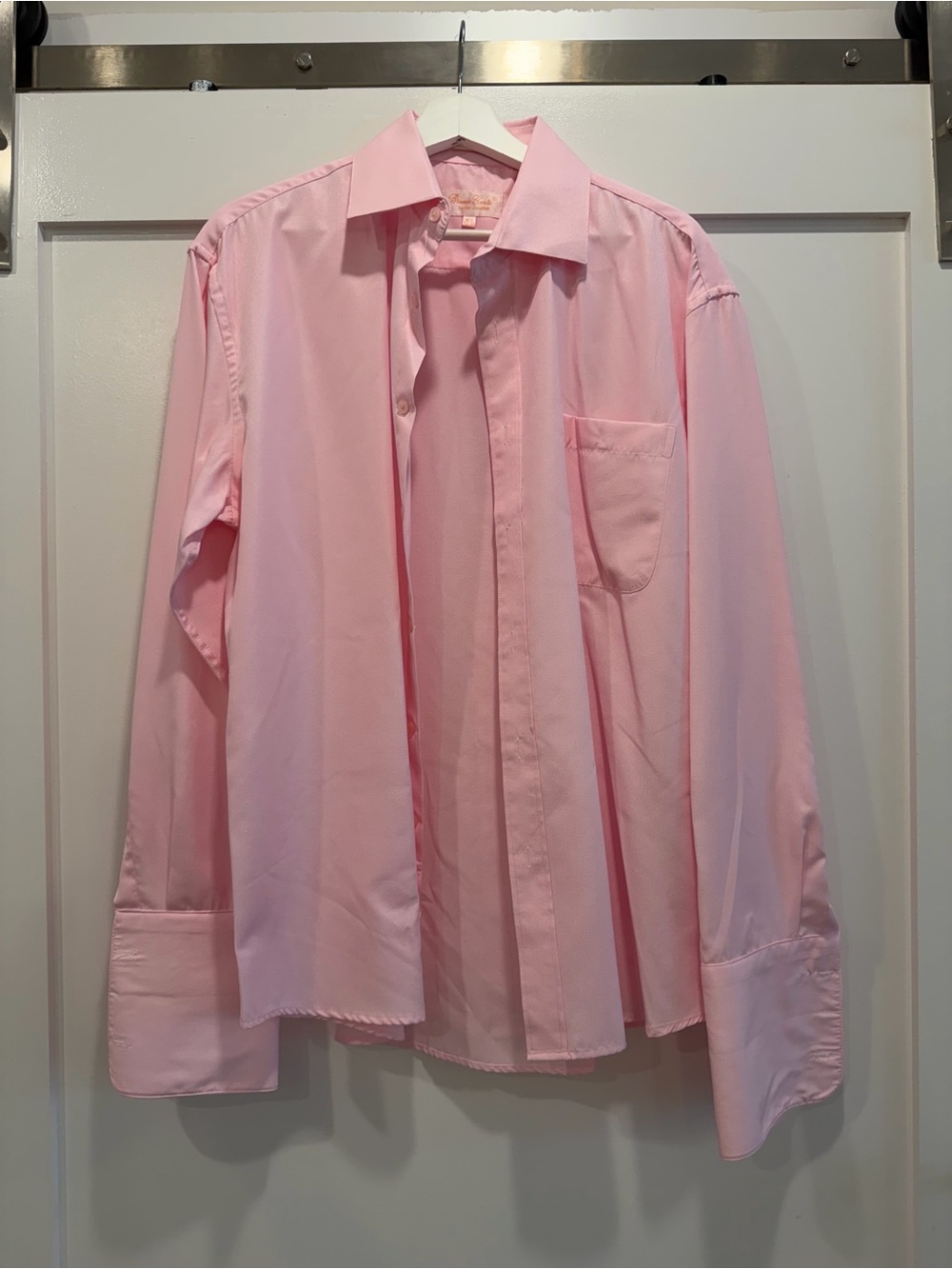 Bruno Conte by Dan Jonathan Men’s Pink Dress Shirt 16½ 34/35